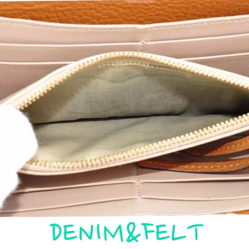 CHLOE Caramel Leather Drew Front Flap Long Zipped Wallet | PRELOVED!!🤎🤎 - Picture 8 of 9